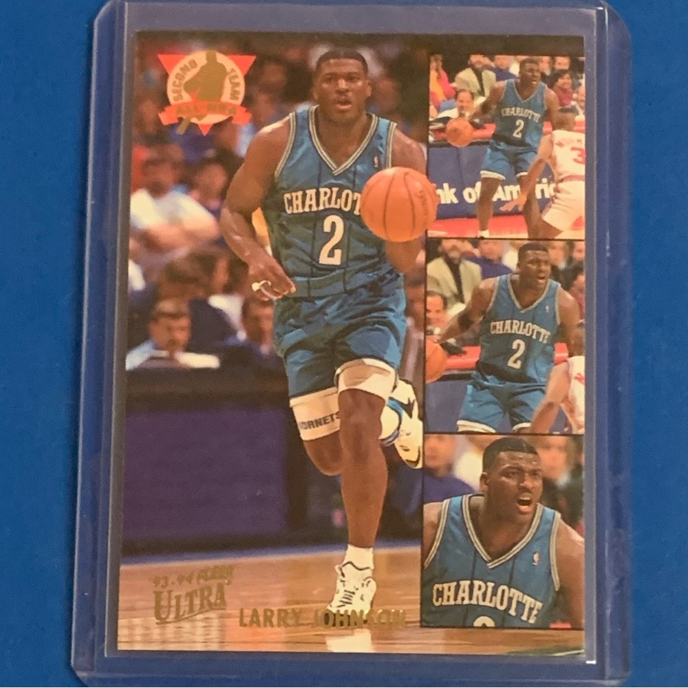 Larry Johnson #8 of 14 1993-94 Fleer Ultra All NBA Basketball Trading Card